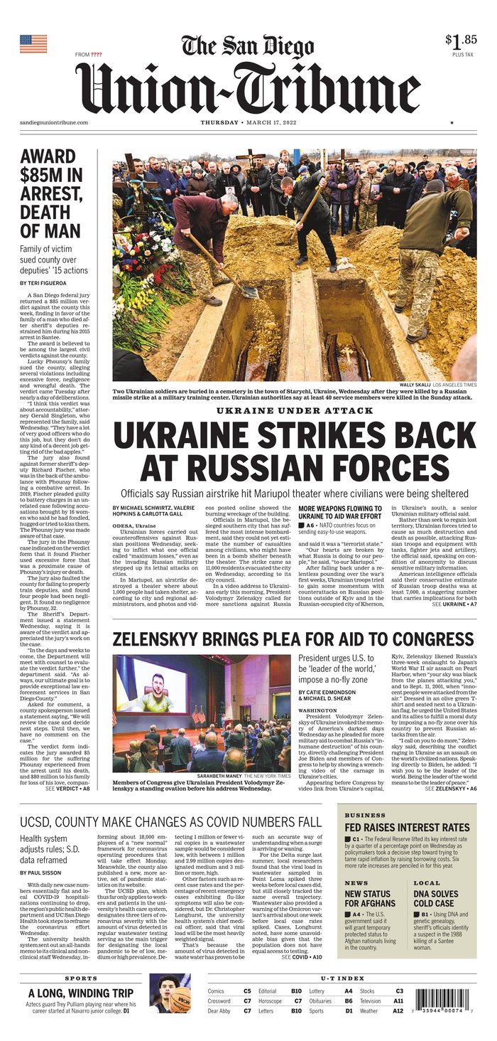 The Union Tribune - Califórnia