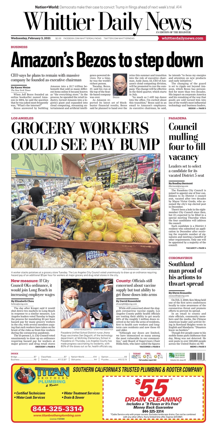 Whittier Daily News - Califórnia