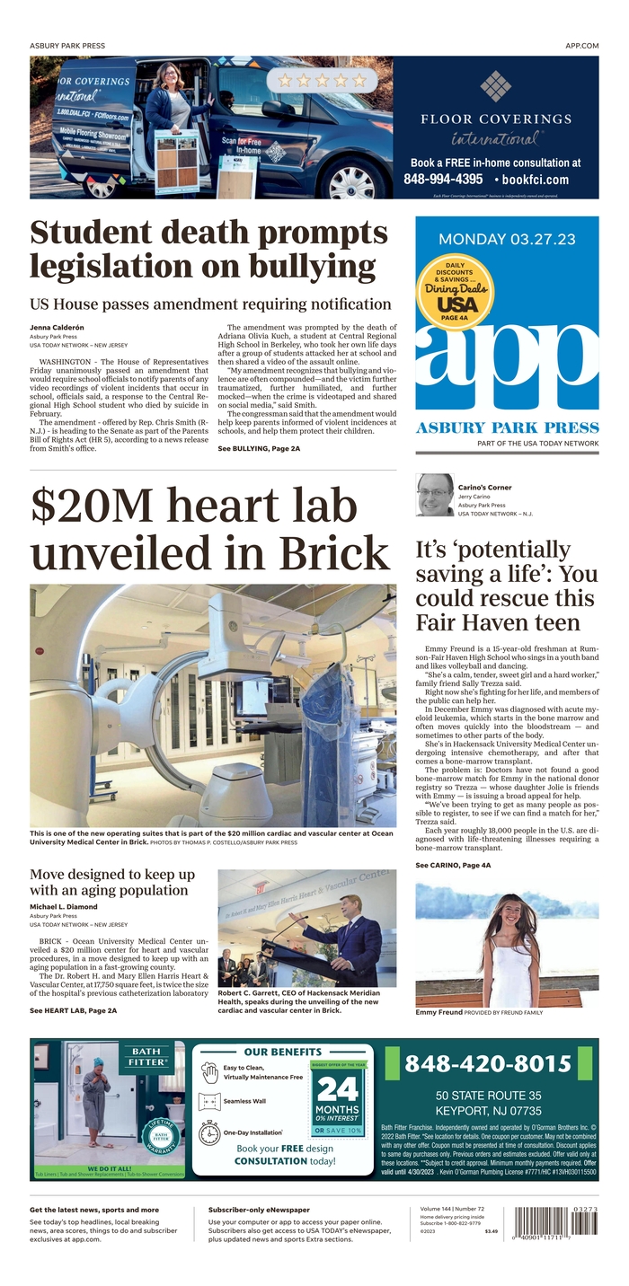 Asbury Park Press - Nova Jersey