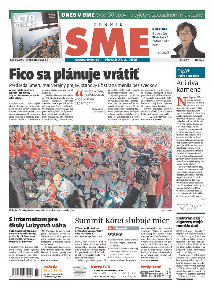 Denník SME - Eslováquia